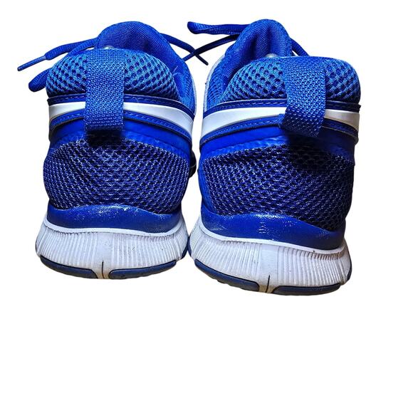 Nike Men's Training Lunar Woven Leather Trainers 579811-402 Blue/White Size 10 - Picture 5 of 8